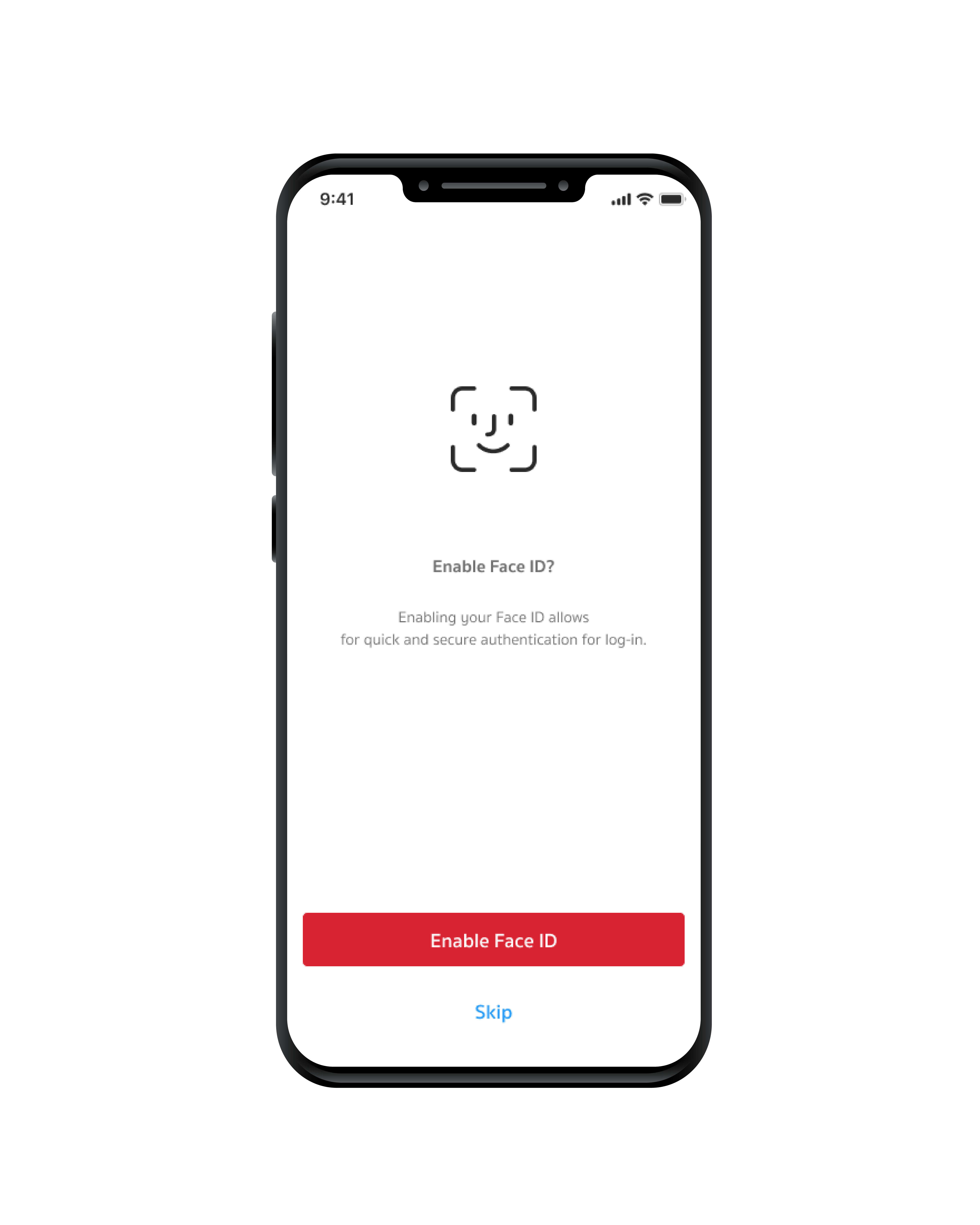 STEP 16  Link Face ID or Fingerprint for easier access to CIMB THAI Digital Banking Application.